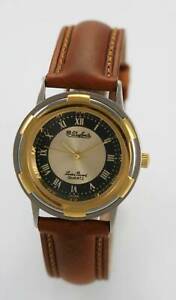 【送料無料】 腕時計 メンズブラウンウォッチレザーシルバーステンレススチールdufonte watch mens brown leather silver stainless steel date wr