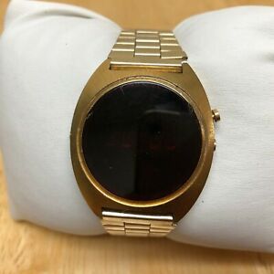 【送料無料】　腕時計　ビンテージメンズデジタルクォーツvintage litronix mens red led digital quartz watch hours ~ only