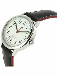 【送料無料】　腕時計　リーダーシルバーレザーアナログクォーツファッションウォッチtimex womens easy reader tw2r40200 silver leather analog quartz fashion watch
