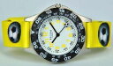 【送料無料】　腕時計　リージェントサッカーファブリックテープregent childs wristwatch football yellow with fabric tape watch 76..