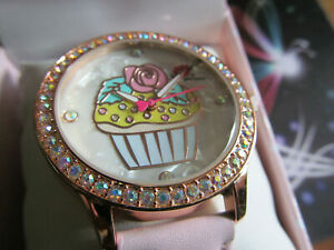 ̵ۡӻס󥽥󥫥åץåܥåbetsey johnson cupcake watch in box luv ...