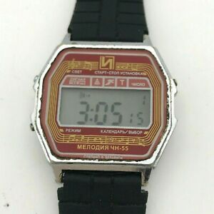【送料無料】　腕時計　アラームクロノグラフビンテージデジタルelektronika integral chn55 signal alarm chronograph vintage digital wristwatch