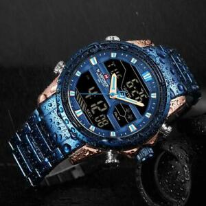 【送料無料】 腕時計 ステンレスブランドファッションman stainless army military wrist watch naviforce luxury brand men watch fashion