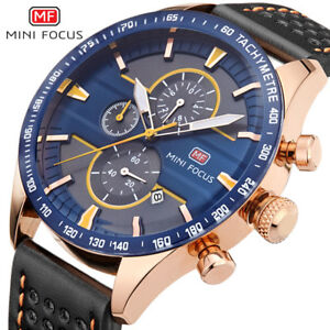 【送料無料】　腕時計　スポーツクロノグラフブランドクォーツウォッチminifocus men sport chronograph luxury brand waterproof quartz military watches