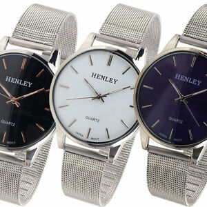 【送料無料】 腕時計 mensスマートヘンリーメッシュmens classic stylish henley mesh bracelet watch gift boxed 【送料無料】 腕時計 mensスマートヘンリーメッシュmens classic stylish henley mesh bracelet watch gift boxed