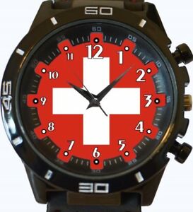 【送料無料】　腕時計　スイススポーツフラグflag of switzerland gt series sports wrist watch