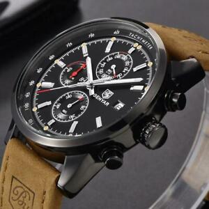 【送料無料】 腕時計 トップブランドスポーツbenyar men watch top brand luxury male leather waterproof sport quartz chronogra 【送料無料】 腕時計 トップブランドスポーツbenyar men watch top brand luxury male leather waterproof sport quartz chronogra