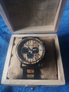 【送料無料】 腕時計 ストップウォッチクロノグラフボックスボーボーbrand bobo bird wooden watch for men with stop watch chronograph gift box