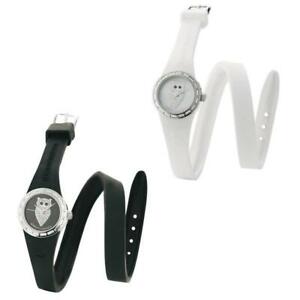 【送料無料】 腕時計 ロベルトミニダブルツアーフクロウシリコンwatch roberto giannotti mysteries of night mini double tour owl silicone