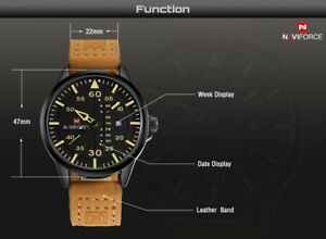 【送料無料】　腕時計　beautiful watch for men naviforce neuve 4872h delivery ered 3