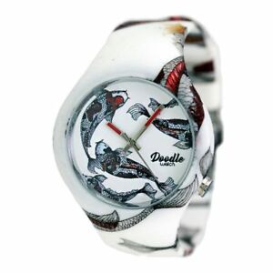 【送料無料】　腕時計　スチールシリコンタトゥーストラップwatch only time doodle doar 001 cash steel silicone strap with tattoo