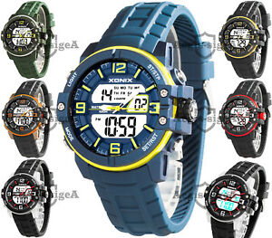 【送料無料】　腕時計　メンズデジタルスポーティアラームタイマーストップウォッチメートルmens digital wristwatch xonix sporty ala..