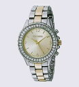 yz@rv@XeB[u}bfJWAEHb`J[g[Vo[steve madden womens quartz metal and alloy casual watch, color two tone silver