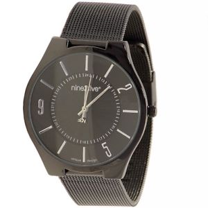 【送料無料】　腕時計　ブラックラウンドアナログウォッチ