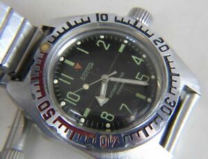 【送料無料】 腕時計 ヴォストークロシアウォッチ#vostok wostok amphibia antimagnetic watch russian 17 jewels 2409a caliber 3