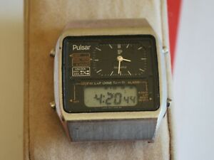 【送料無料】 腕時計 ビンテージパルサーメンズデュアルタイムウォッチvintage pulsar y651 ss mens dual time watch 【送料無料】 腕時計 ビンテージパルサーメンズデュアルタイムウォッチvintage pulsar y651 ss mens dual time watch