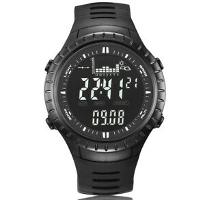 【送料無料】 腕時計 スポーツフィッシングバロメーターデジタルウォッチspovan men sports fishing watch barometer altimeter thermometer digital watch