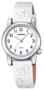 【送料無料】 腕時計 カリプソブレスレットブレスレットcalypso montre bracelet pour enfants quartz analogique bracelet en cuir avec