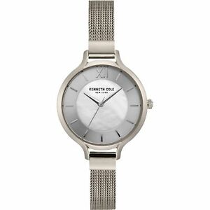 【送料無料】　腕時計　ケネスドナアルジェントダkenneth cole kc15187002 donna caldo tono argento orologio da polso
