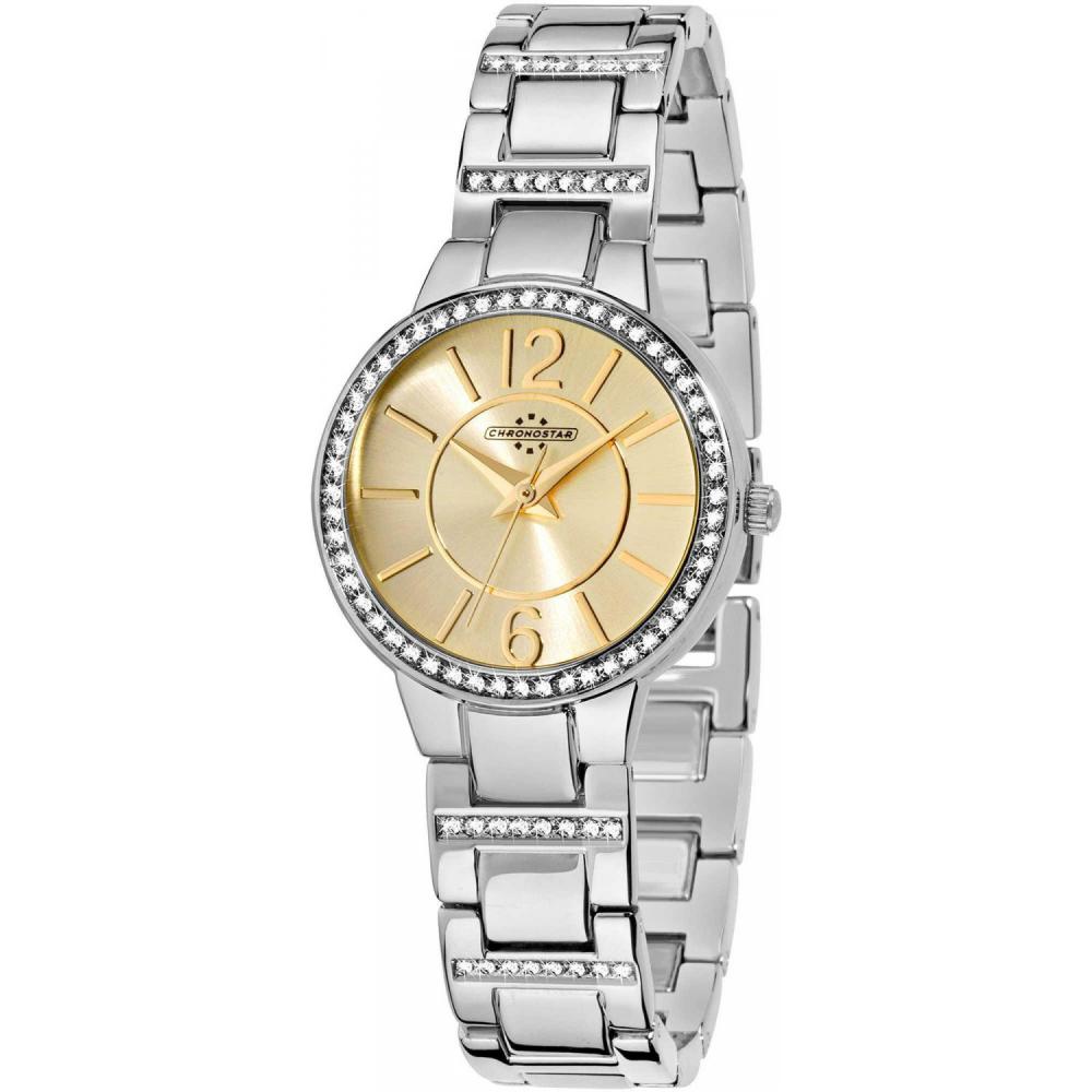 　腕時計　スワロフスキーmontre femme chronostar desiderio r3753247513 acier inoxydable swarovski