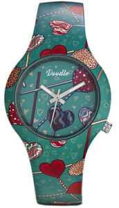 【送料無料】 腕時計 ウォッチグラフィックシリコンdoodle watch wristwatch graphics mood 35mm green silicone do35009
