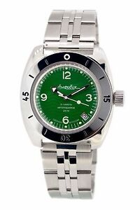 【送料無料】 腕時計 ヴォストークロシアマニュアルダイバーvostok amphibian russian military man watch auto diver 200 m amphibia 150348