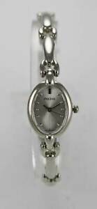 【送料無料】 腕時計 パルサーレディースホワイトステンレススチールシルバーホワイトクォーツpulsar watch womens white stainless steel silver water resistant white quartz