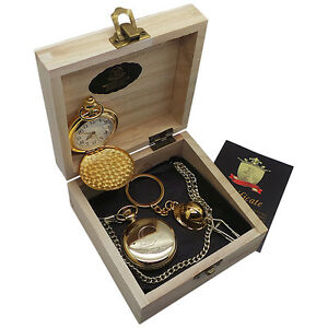 【送料無料】　腕時計　ビルダービジネスゴールドキーリングセット