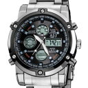 as de7053 wasserdicht 3bar alloy round montre digitaluhrmannarmeeedelstahlbドバーラウンド※注意※NYからの配送になりますので2週間前後お時間をいただきます。人気の商品は在庫が無い場合がございます。ご了承くださいませ。サイズの種類の商品は購入時の備考欄にご希望のサイズをご記載ください。　携帯メールでの登録ですと楽天からのメールが届かない場合がございます。