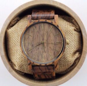【送料無料】　腕時計　ゼブラウッドパーソナライズパーソナライズzebra wood watch, personalized watch, men watch,personalized wood watch