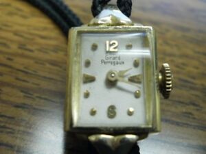 腕時計 レディースビンテージladies vintage girard perregaux wristwatch