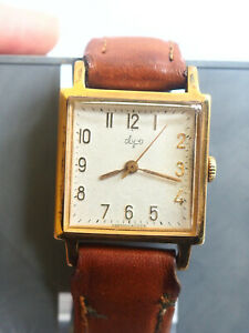 【送料無料】　腕時計　ビンテージソロシアメンズvintage ussr wristwatch russia mens 1960s luch gold plated rare