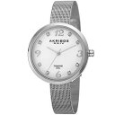 yz@rv@akribos xxiv womens classsic ak875ss wrist watch