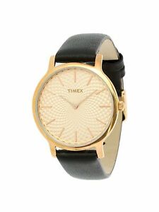 【送料無料】 腕時計 アナログクォーツファッションtimex womens metropolitan tw2r91700 rosegold leather analog quartz fashion