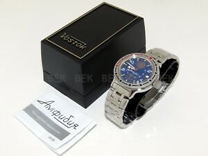 【送料無料】　腕時計　ヴォストークロシアマニュアルダイバーvostok amphibian russian military man watch auto diver 200 m amphibia 420374