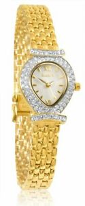 【送料無料】 腕時計 エルギンeg369オーストリアケースアクセントelgin eg369 ladies austrian crystal accented case goldtone bracelet watch