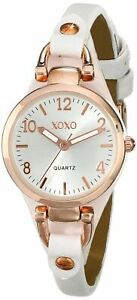 【送料無料】　腕時計　アナログクォーツウォッチxoxo womens xo3399 analog display analog quartz white watch