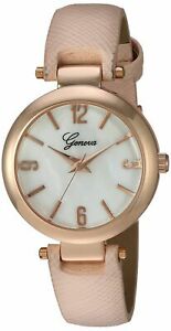 【送料無料】 腕時計 ジュネーブローズピンクストラップウォッチgeneva womens gv1014wmrg rose goldtone and blush pink strap watch