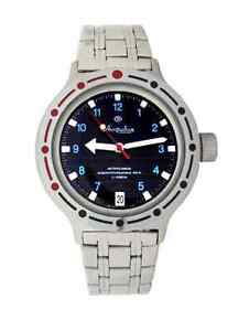 【送料無料】 腕時計 ヴォストークロシアマニュアルダイバーvostok amphibian russian military man watch auto diver 200 m amphibia 420268