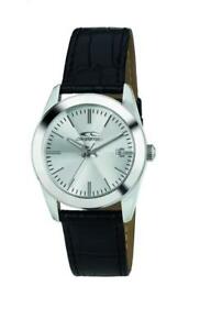 【送料無料】　腕時計　レディースサインレザーブラックシルバー