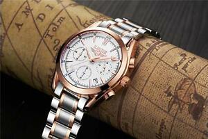 【送料無料】　腕時計　ブランドフルスチールメンズクオーツwristwatches men lige brand full steel military wristwatches mens quartz men bu