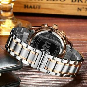 【送料無料】　腕時計　ブランドフルスチールメンズクオーツwristwatches men lige brand full steel military wristwatches mens quartz men bu