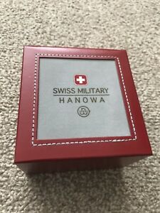 　腕時計　スイスhanowaウォッチswiss military hanowa empty watch box