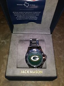 【送料無料】 腕時計 ジャックメーソンnflグリーンベイパッカーズステンレス125ドル