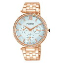 【送料無料】 腕時計 パルサーpp6214x1pnppulsar ladies rose gold plated calendar watch pp6214x1...