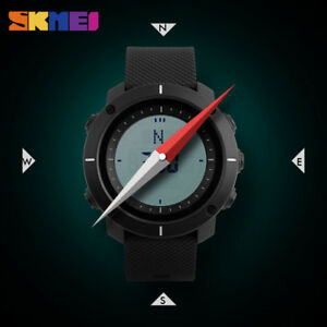 【送料無料】　腕時計　デバープラスチックas de12965 wasserdicht 5bar kunstst runde montre kompass sportuhr relogio