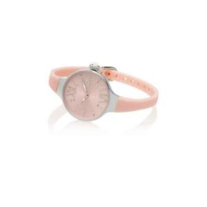【送料無料】 腕時計 hoopsシェリーミディストーンズピンクゴム2570ld03watch hoops cherie midi stones womens only time pink rubber 2570ld03
