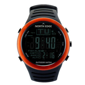 【送料無料】　腕時計　デジタルスポーツウォッチmen digital sport watches wristwatch fishing weather altimeter barometer