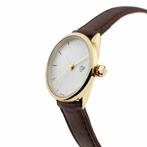 【送料無料】　腕時計　レディースミニブラウンゴールドウォッチcheapo womens leather watch khorshid mini brown gold bnib