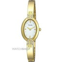 yz@rv@pT[pegf 86x1NI[cAiOpulsar pegf 86x1 quartz analog movement gold plate ladies bracelet watch